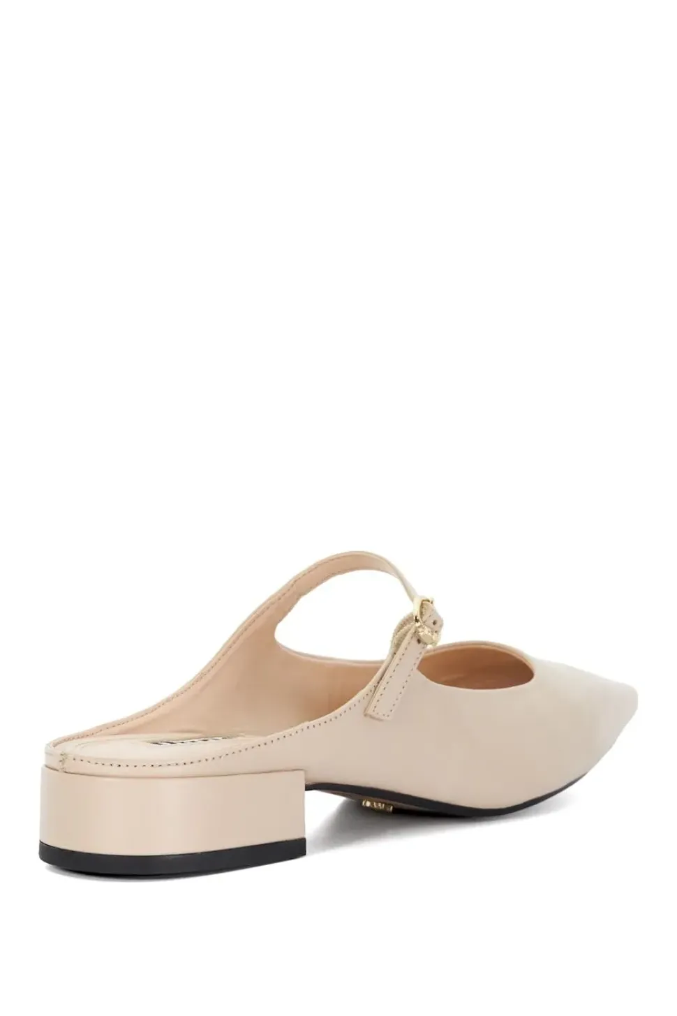 'Hints' Leather Mules