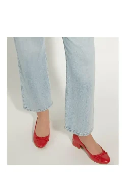 'Hollies' Leather Ballet Pumps