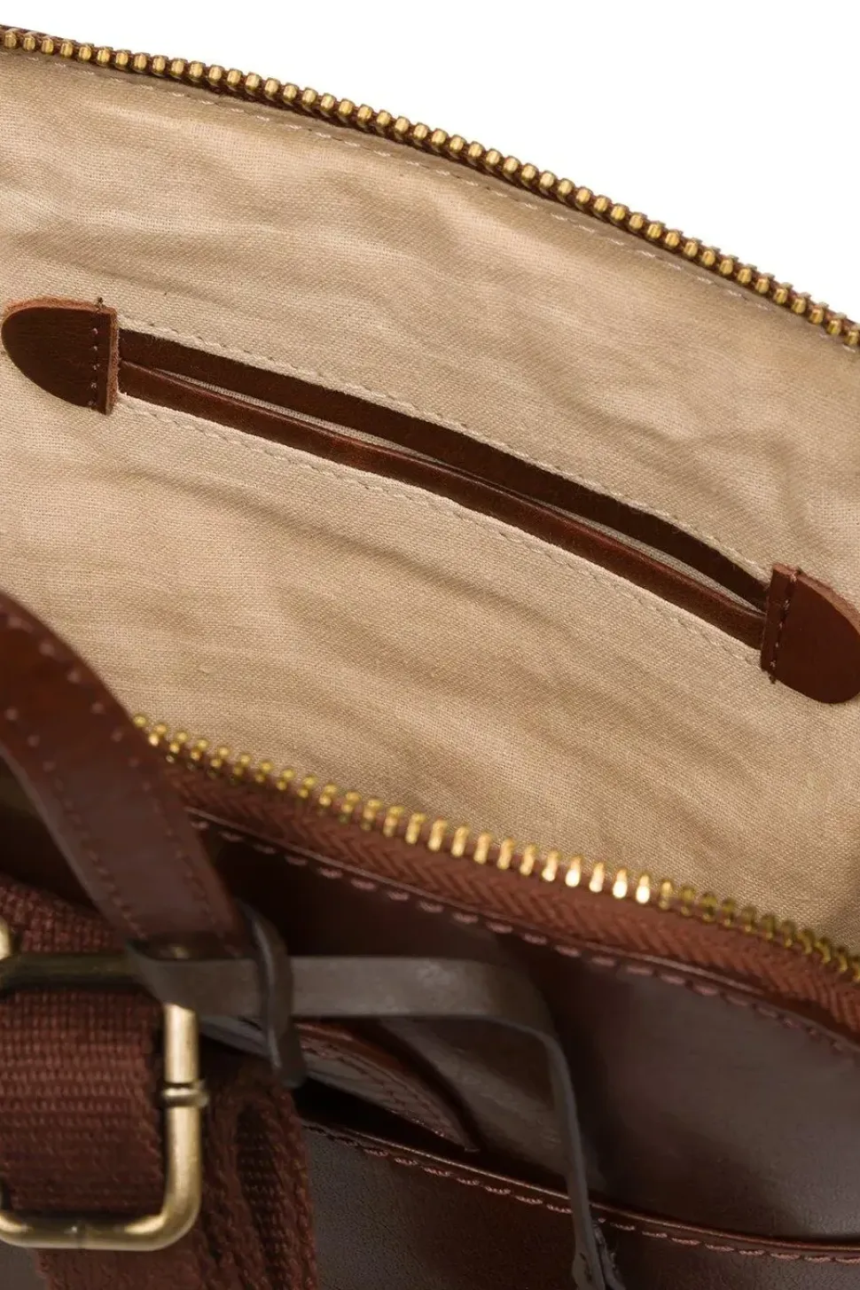 'Hollis' Leather Backpack