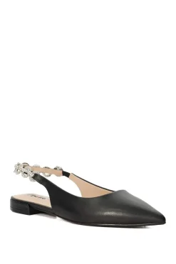 'Hollywood' Leather Ballet Pumps
