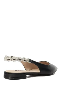 'Hollywood' Leather Ballet Pumps
