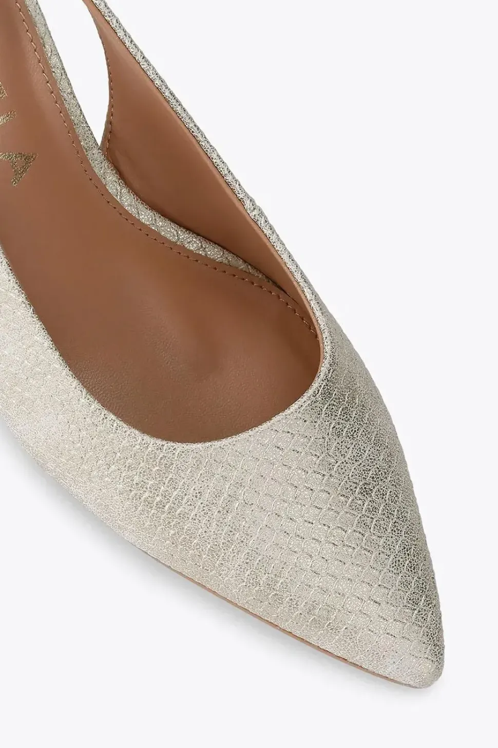 'Honour Sling' Snake Print Heels
