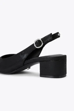 'Honour Sling' Snake Print Heels