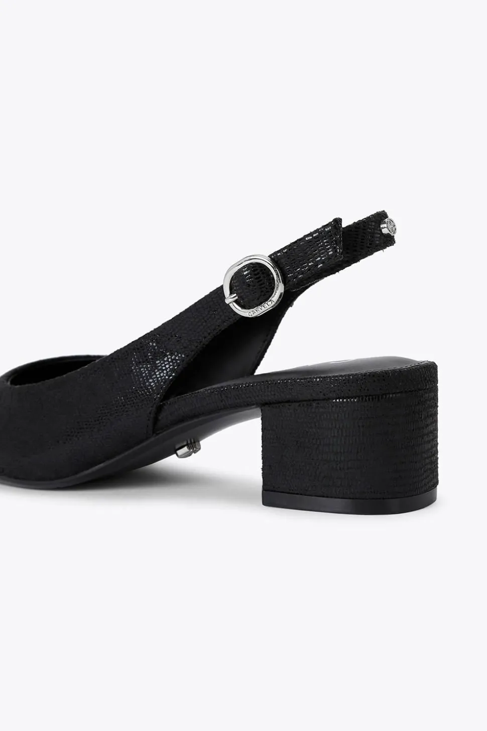 'Honour Sling' Snake Print Heels