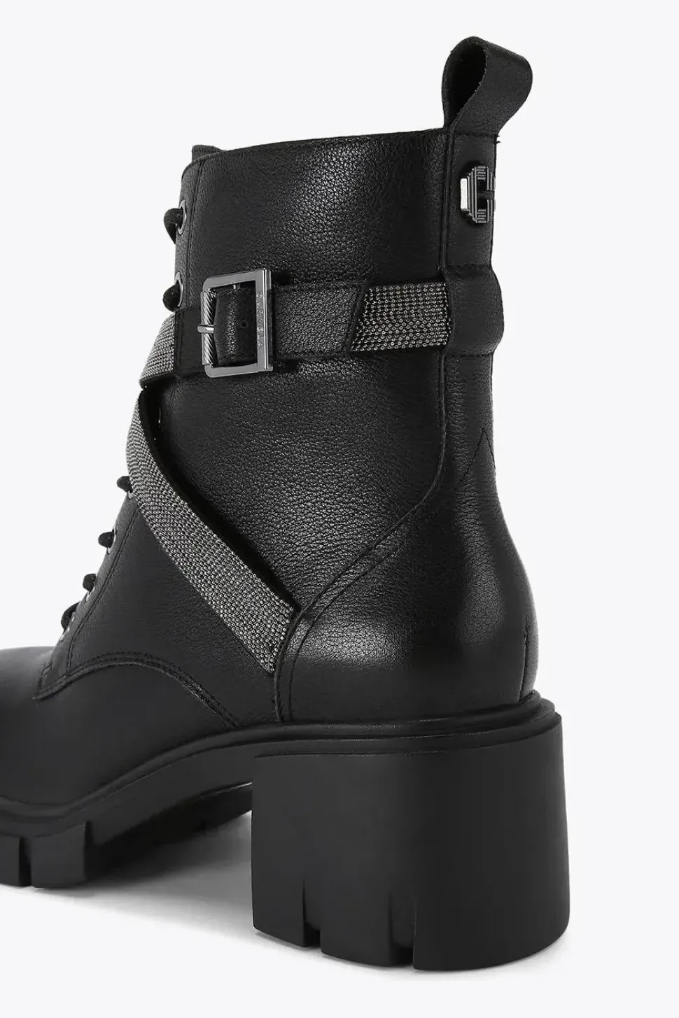 'Ignite Strap' Leather Boots