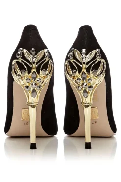 'Illari' Suede Court Shoes