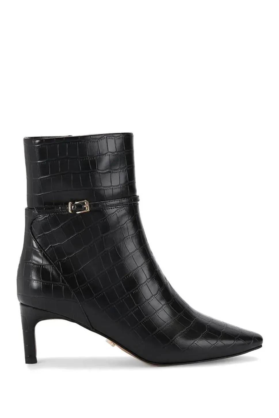 'Impress Ankle' Croc Print Boots
