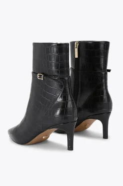 'Impress Ankle' Croc Print Boots