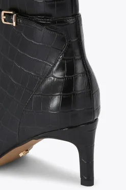 'Impress Ankle' Croc Print Boots