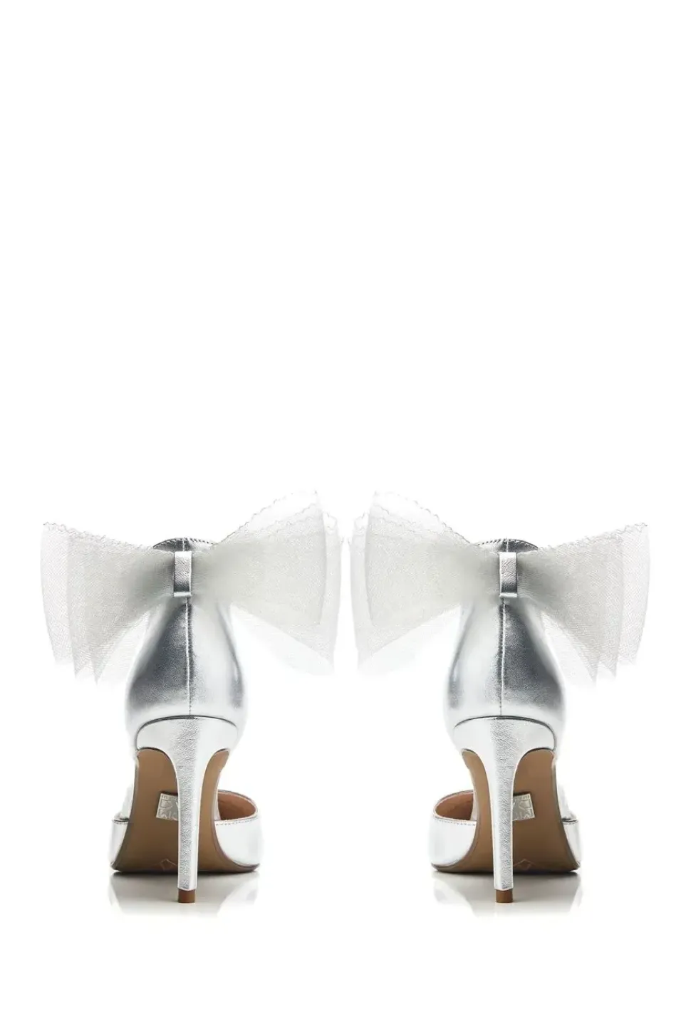 'Jazlyne' Metallic Leather Court Shoes