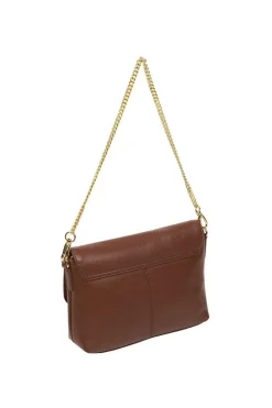 'Jazmine' Nappa Leather Grab Clutch Bag