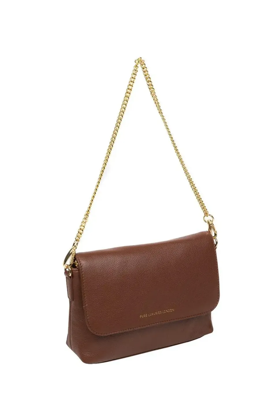 'Jazmine' Nappa Leather Grab Clutch Bag