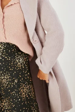 'Jenny' Brushed Wool Smart Coat