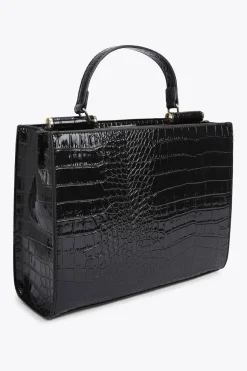 'Jessica Midi Tote 2' Croc Print Bag
