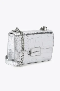 'Jessica Shoulder Bag' Croc Print