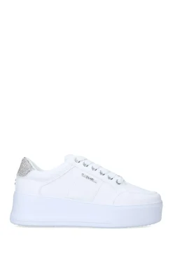 'Jive Lace Up' Fabric Trainers