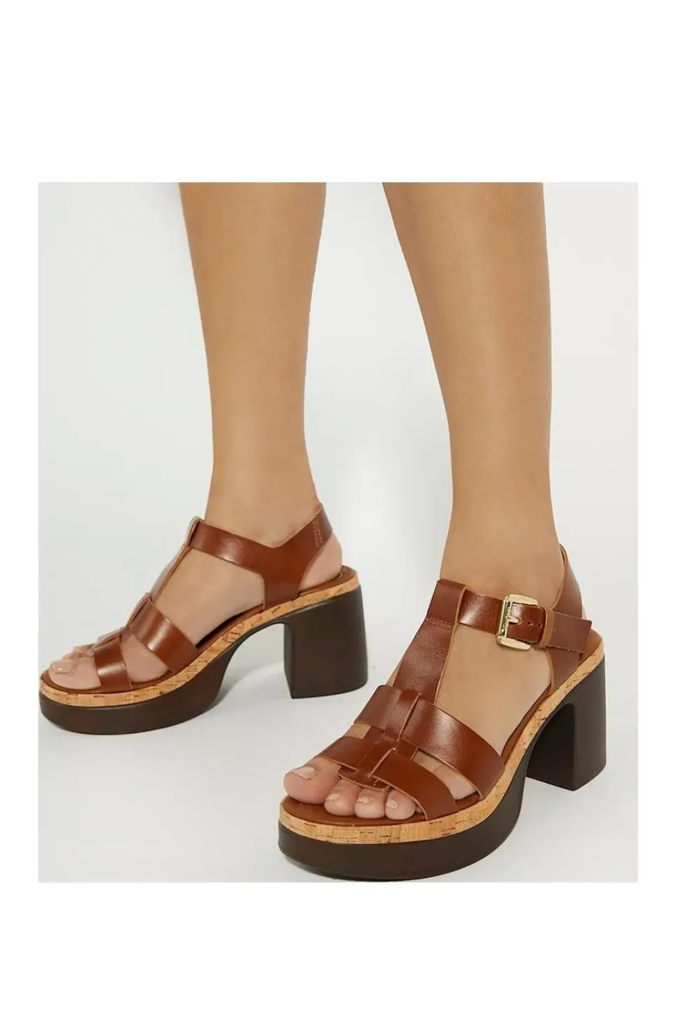 'Jungle' Leather Sandals