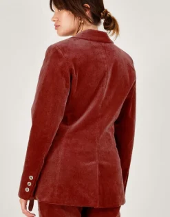 'Justine' Double Breasted Cord Blazer