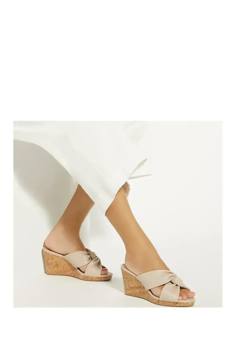 'Kacee' Leather Wedges