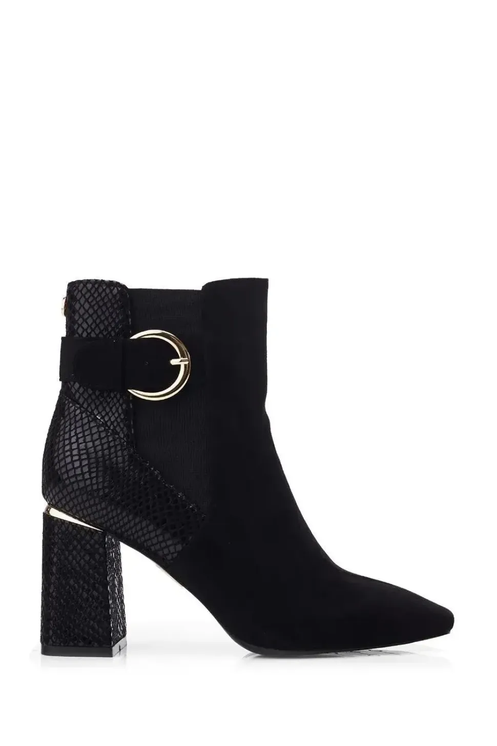 'Kailee' Alcantara Heeled Boots