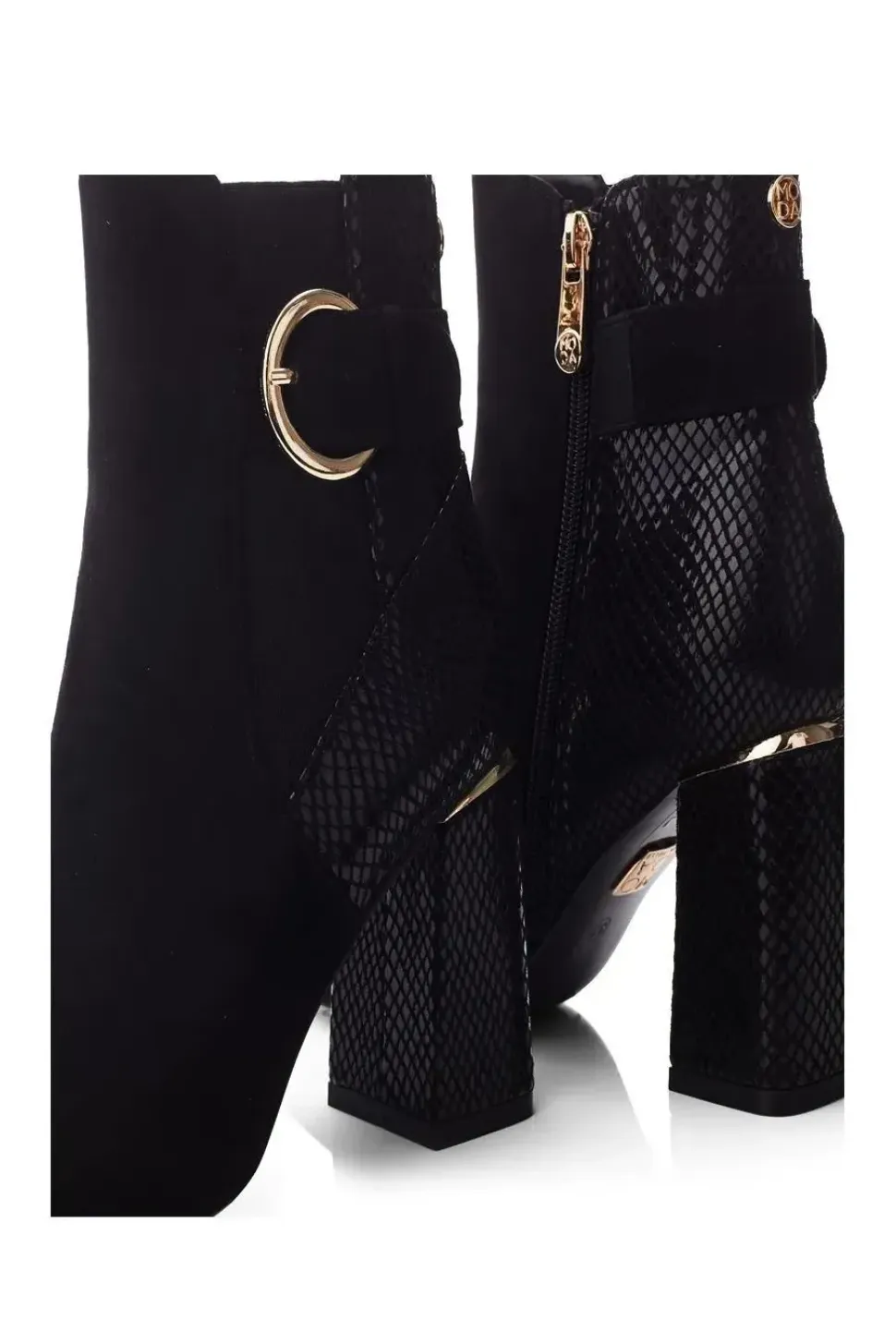 'Kailee' Alcantara Heeled Boots