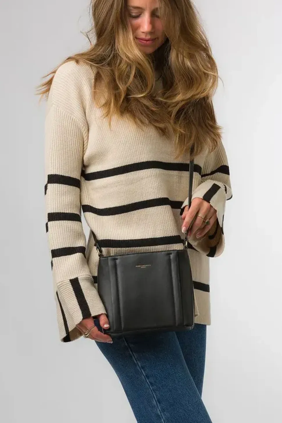 'Kali' Nappa Leather Cross Body Bag