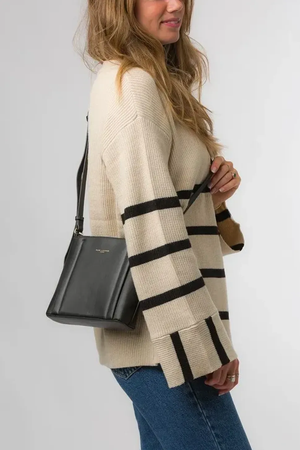 'Kali' Nappa Leather Cross Body Bag