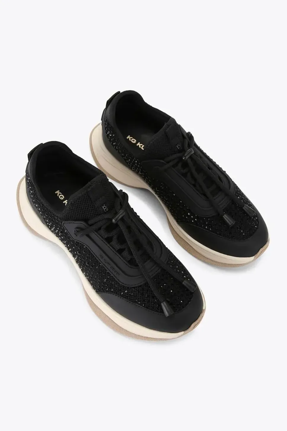 'Kelsie Knit Gem' Fabric Trainers