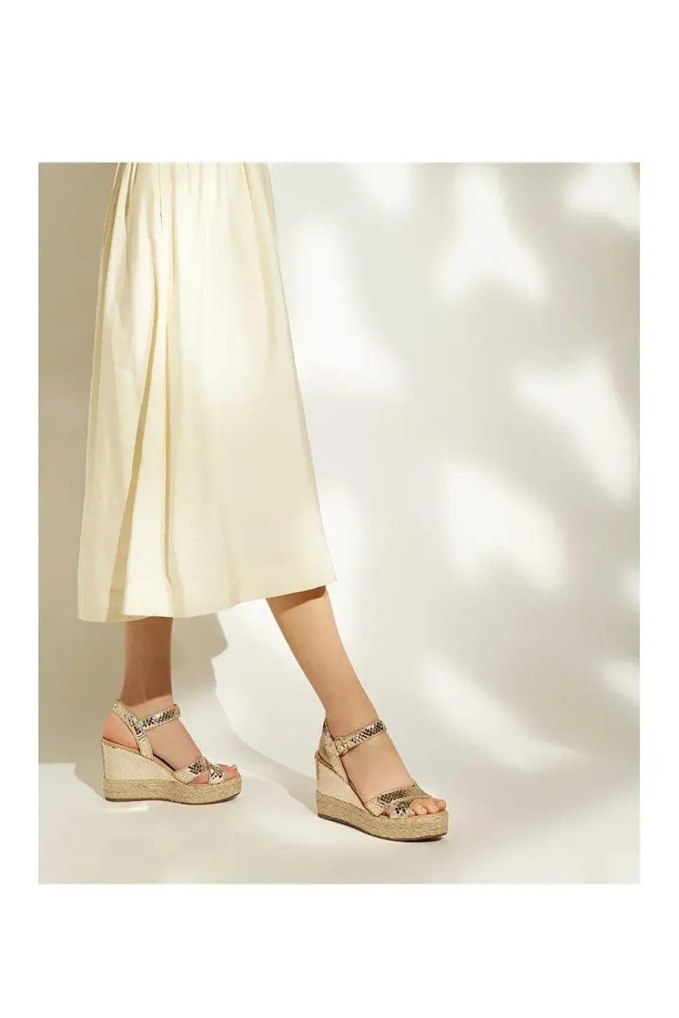 'Kind' Leather Wedges