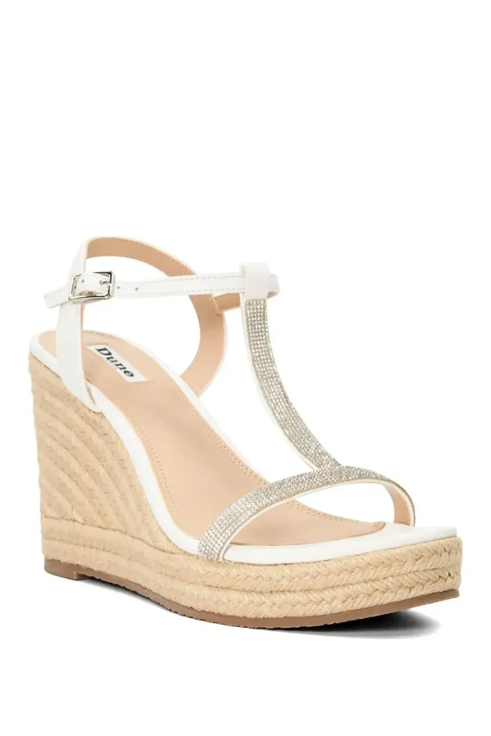'Kitten' Leather Wedges