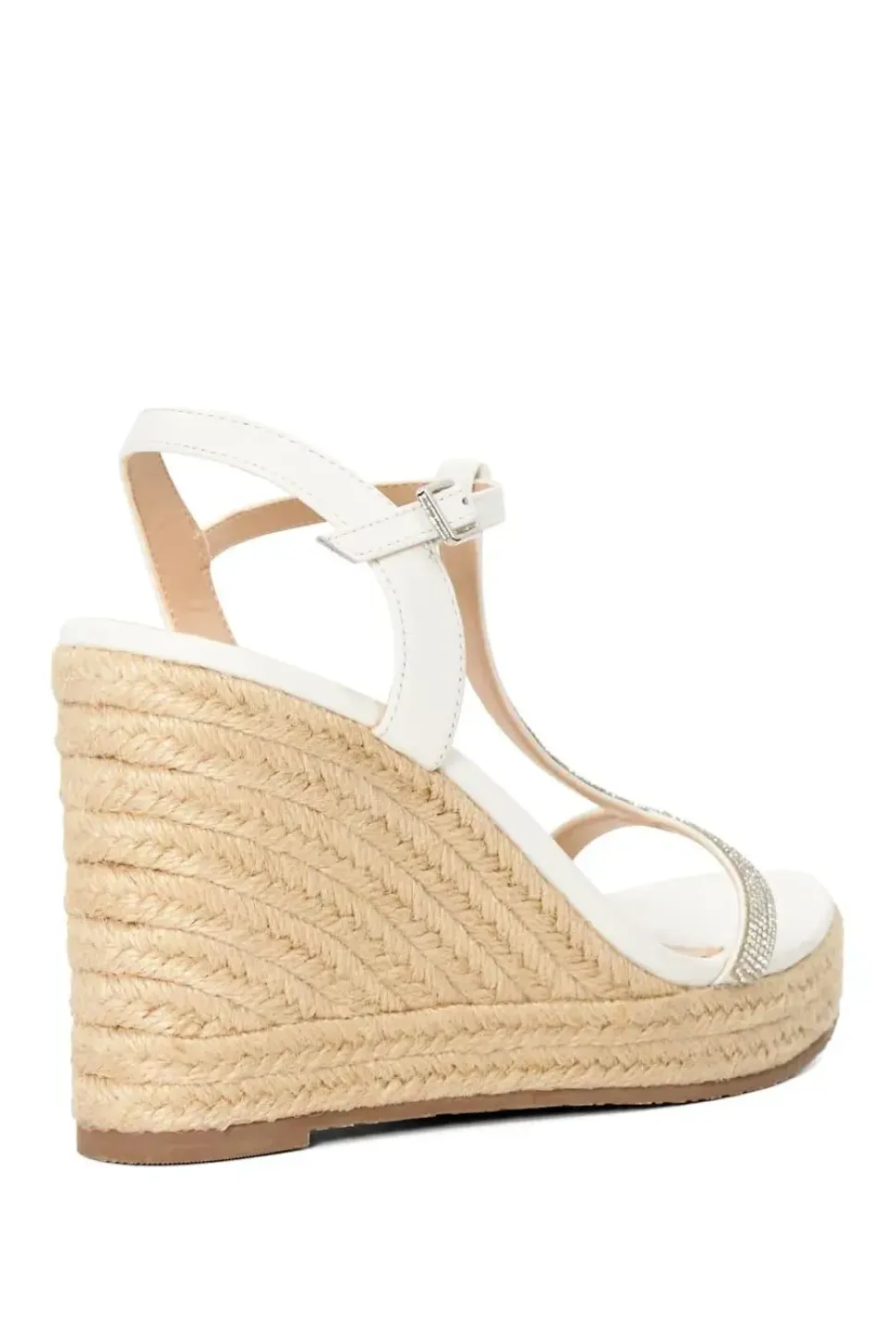 'Kitten' Leather Wedges