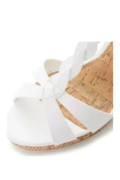 'Koala' Leather Wedges