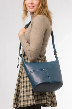 'Kristin' Leather Shoulder Bag