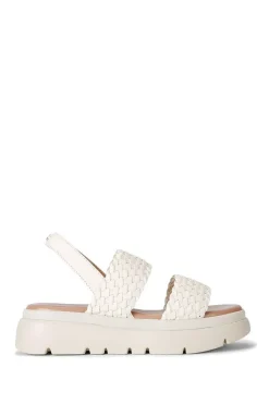 'Krypton Weave' Leather Sandals