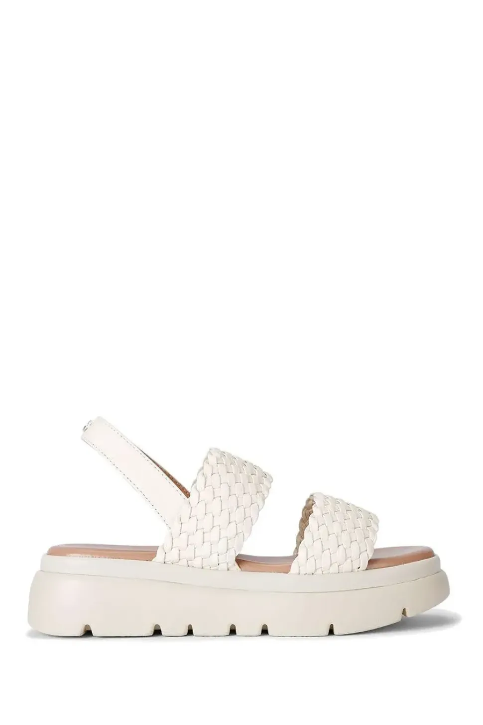 'Krypton Weave' Leather Sandals