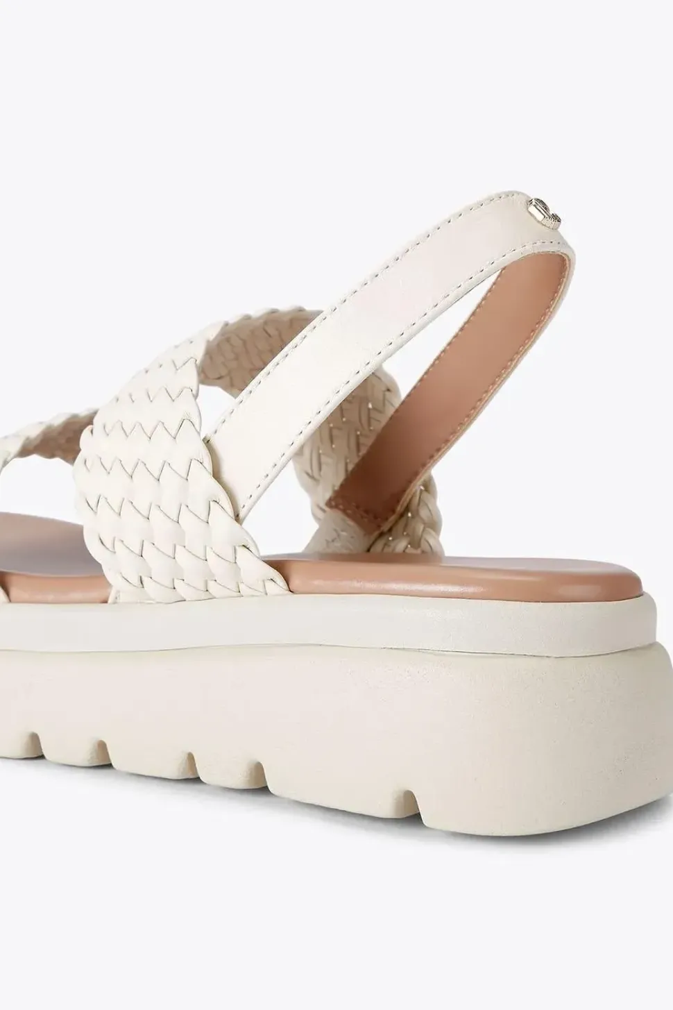 'Krypton Weave' Leather Sandals