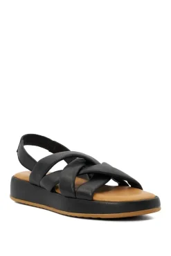 'Laters' Leather Flatforms