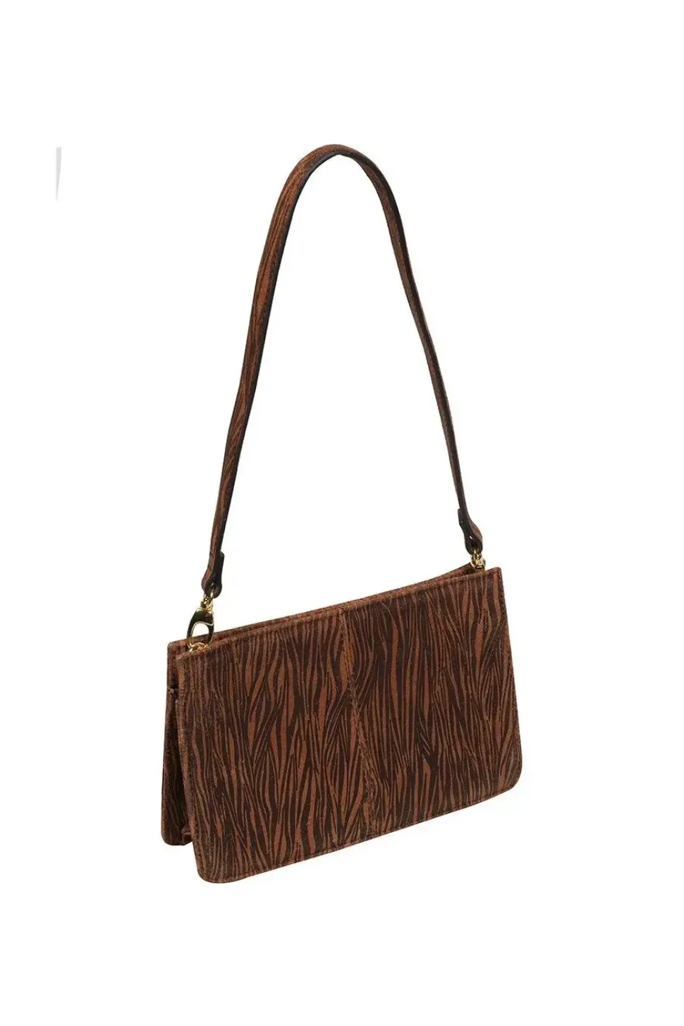 'Layla' Nappa Leather Grab Clutch Phone Bag