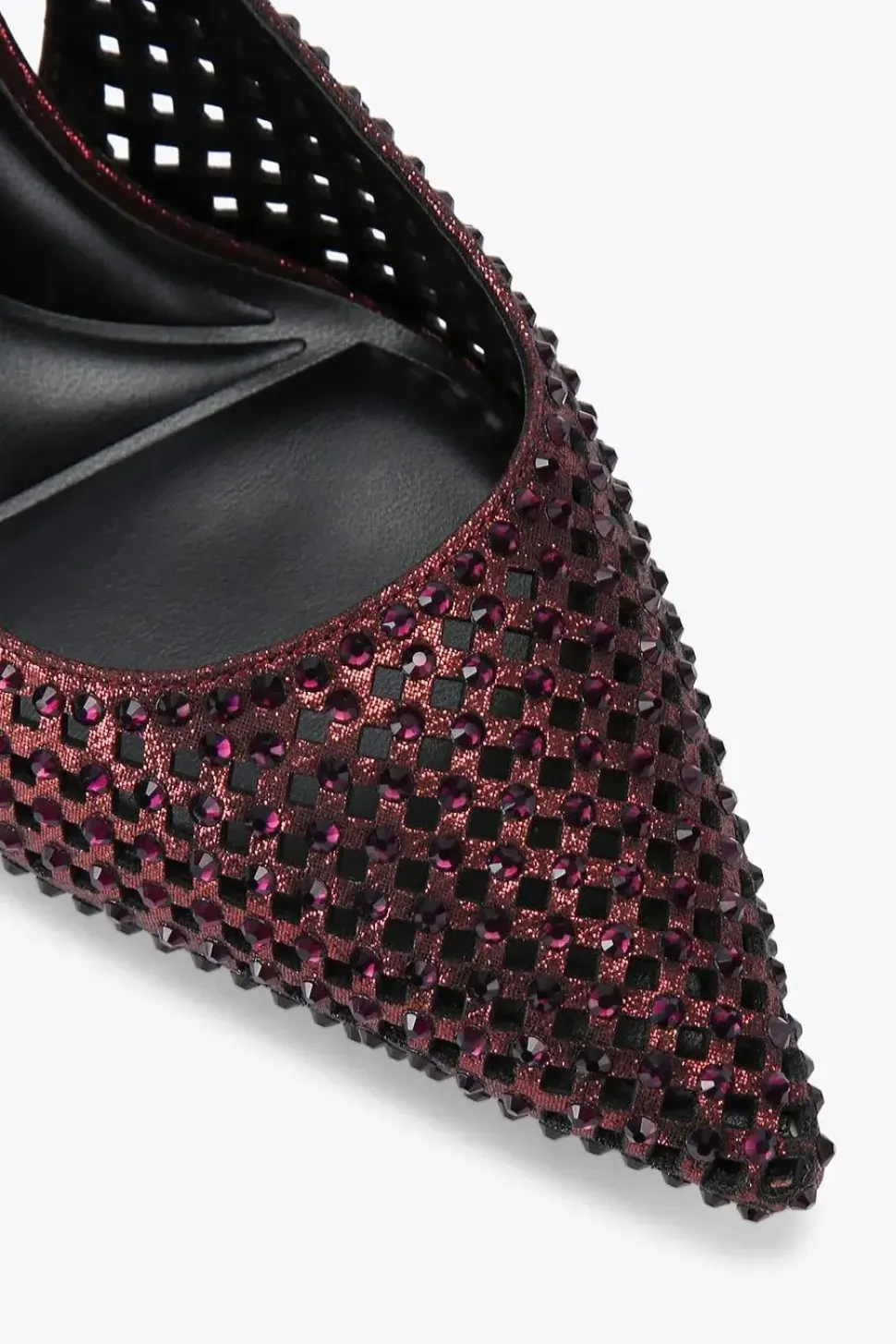 'Lazer Sling' Fabric Heels