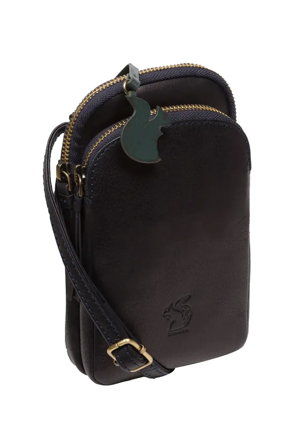 'Leia' Leather Cross-Body Phone Bag
