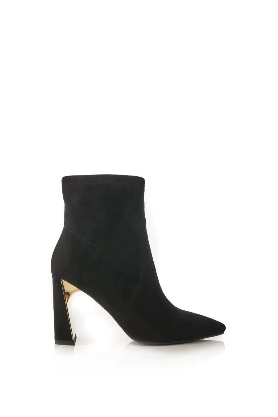 'Lemmie' Alcantara Heeled Boots