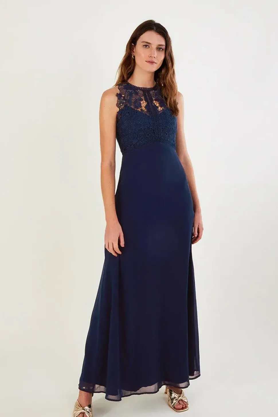 'Lena' Lace Maxi Dress