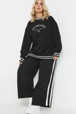 'Les Archives' Contrast Slogan Sweatshirt