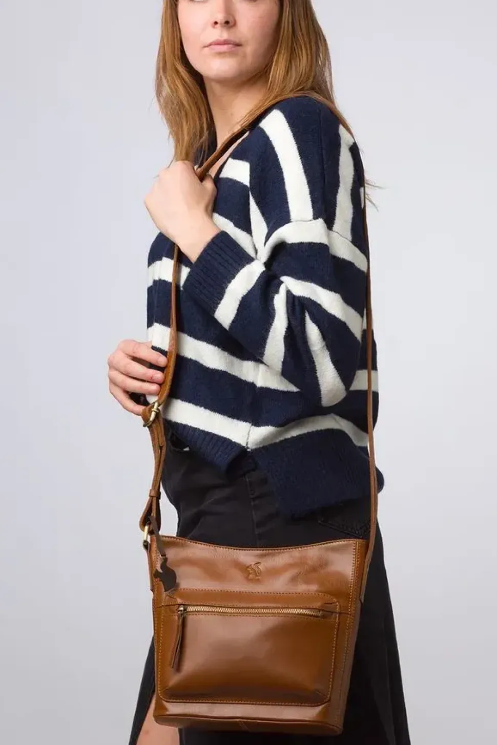 'Liberty' Leather Shoulder Bag
