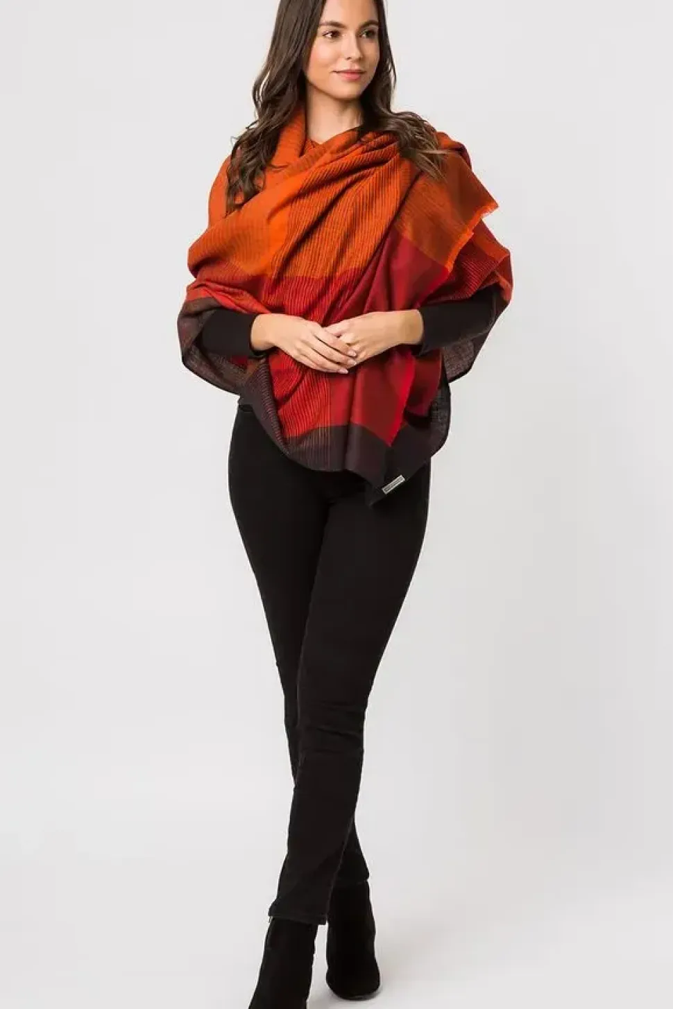 'Libration' Cashmere & Merino Wool Throw