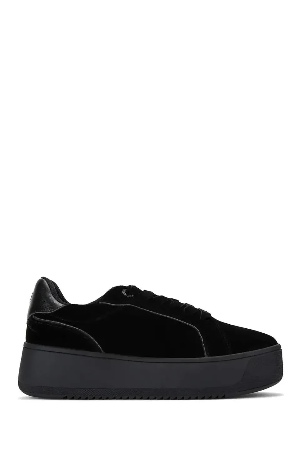 'Lighter Velvet' Suedette Trainers