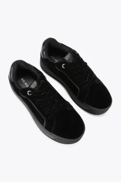 'Lighter Velvet' Suedette Trainers