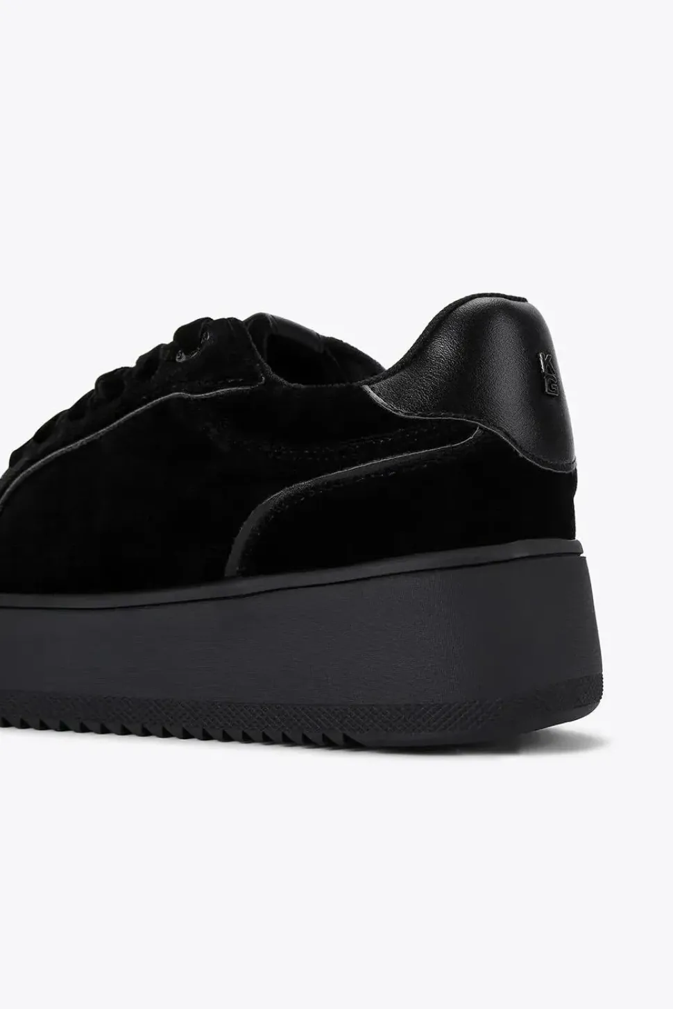 'Lighter Velvet' Suedette Trainers
