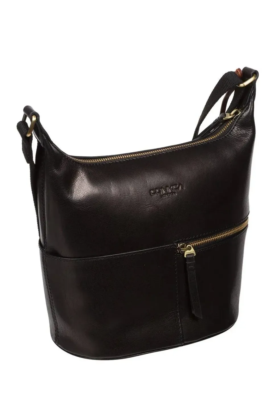 'Little Kristin' Plum Leather Shoulder Bag