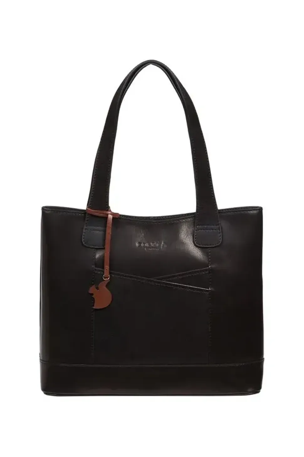 'Little Patience' Leather Tote Bag